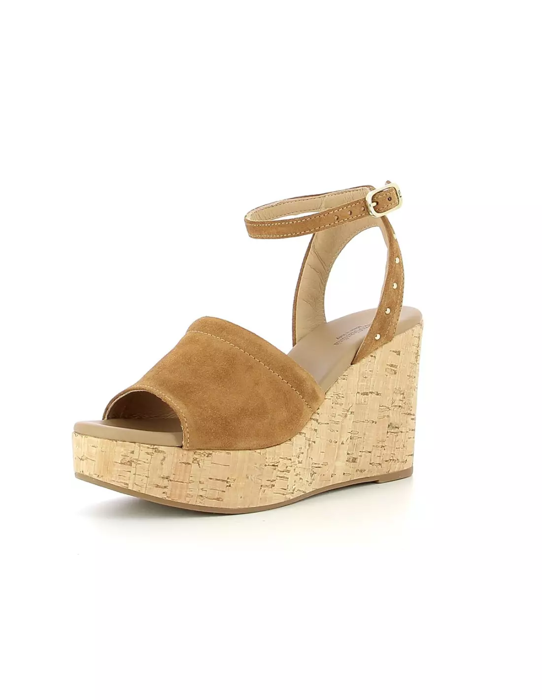 NEROGIARDINI E307663D - Sandales & nu-pieds Velourtobacco