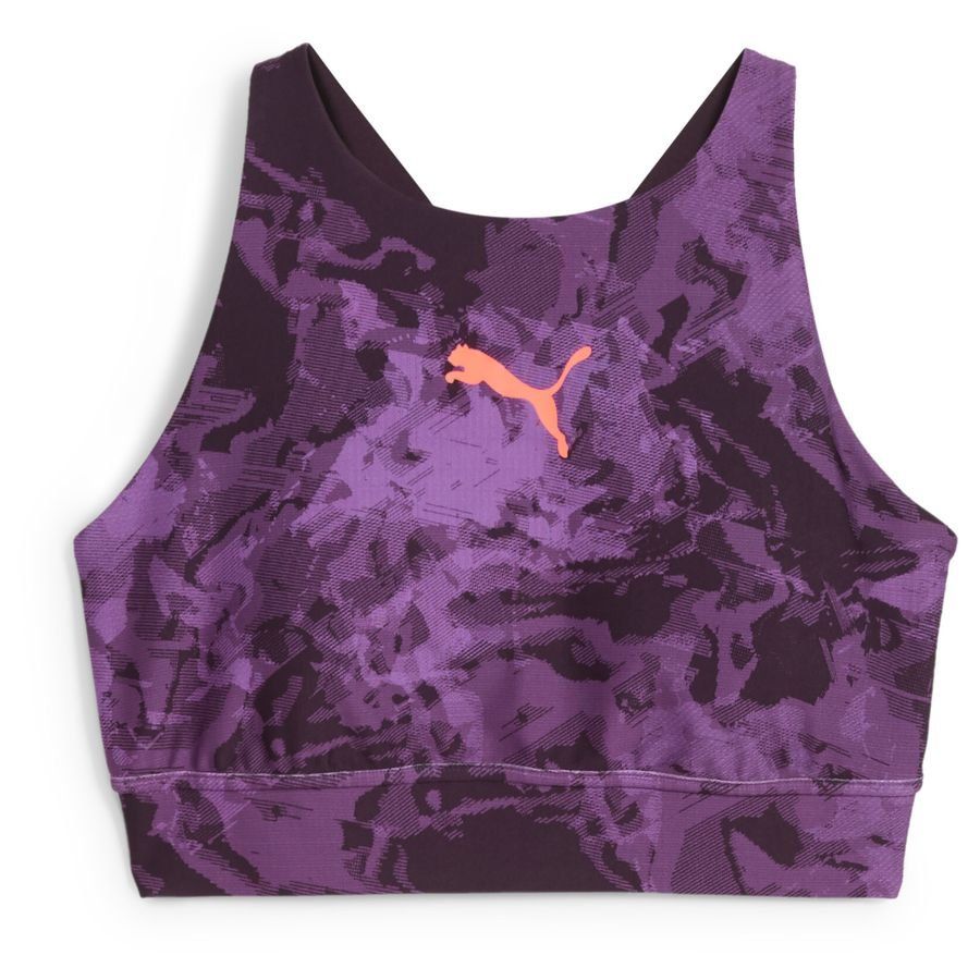 PUMA Brassière IndividualBlaze - Midnight Plum Femme