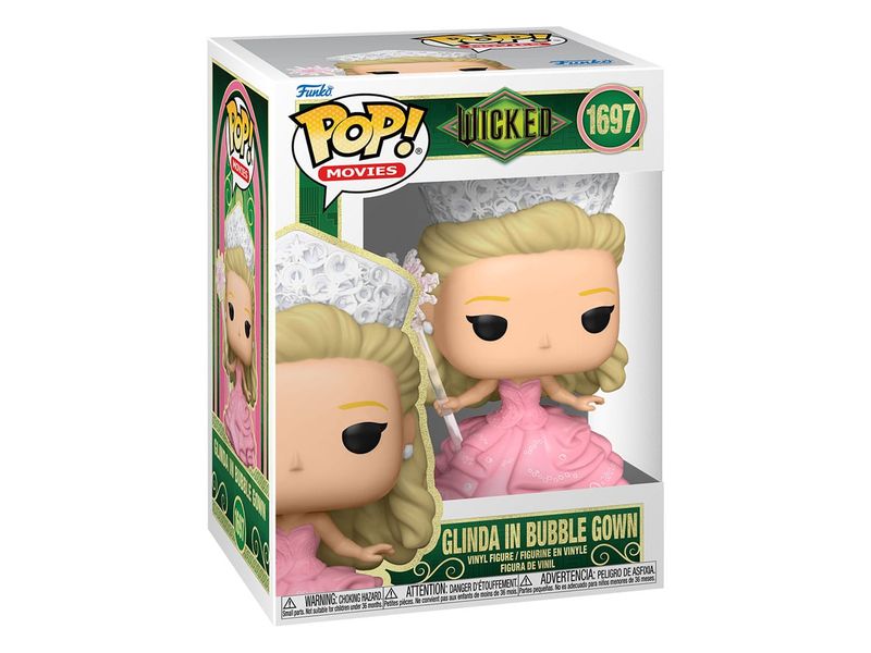Funko Figur POP! Glinda in Bubble Gown (1697) Sammelfigur aus dem Wicked-Universum