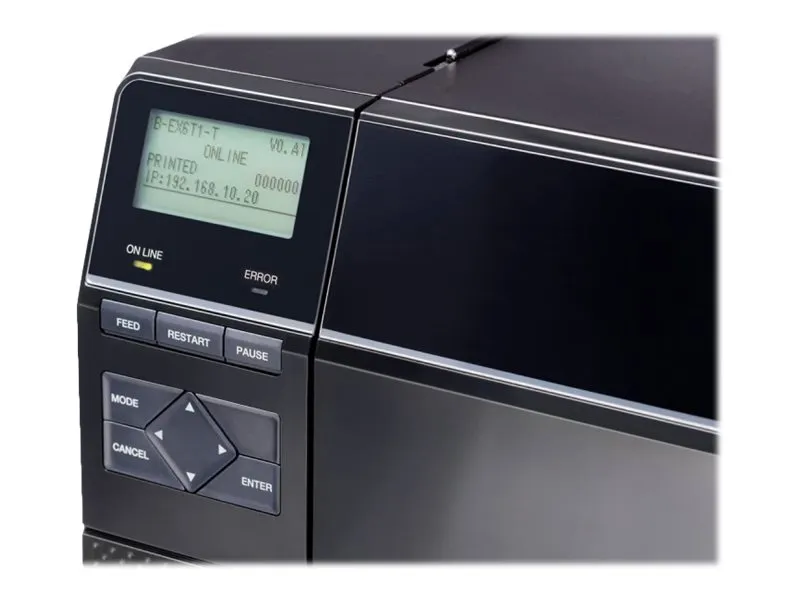 Toshiba TEC B-EX6T1-GS12-QM-R - Industrial Series - etiketprinter - direkte termisk/termisk overførsel - Rulle (20 cm) - 203 dpi - op til 305 mm/sek. - USB 2.0