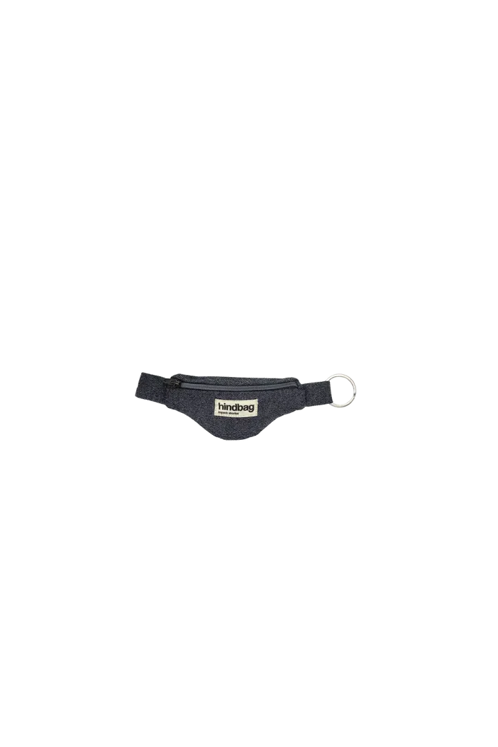 Porte-clés banane Côme Denim Gris