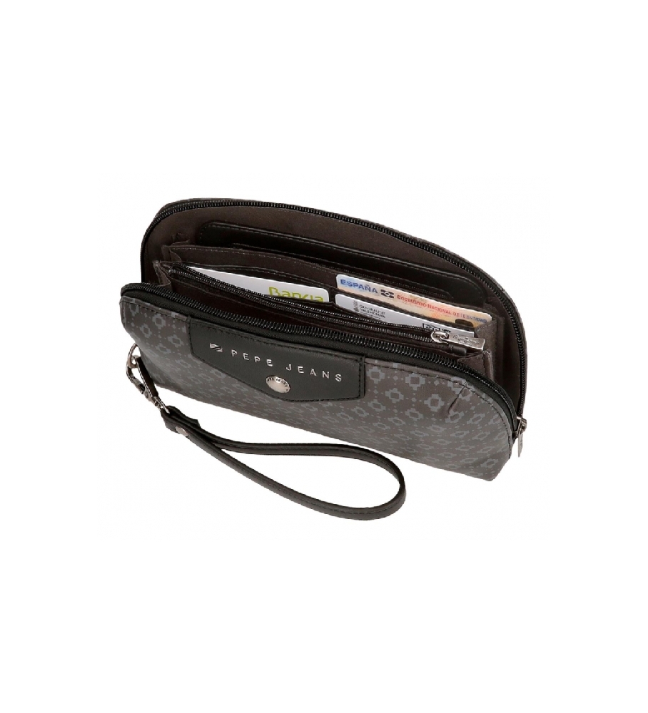 Bolsa preta Bethany da Pepe Jeans