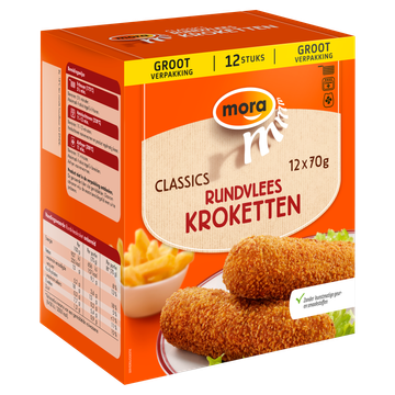 Mora Classics Rundvlees Kroketten 12 x 70 g
