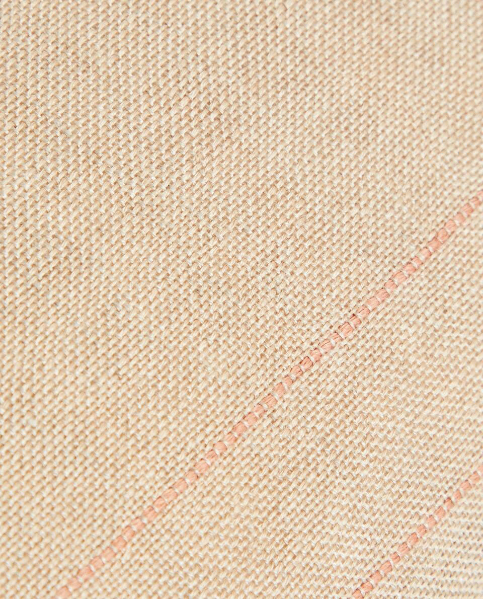 Almofada X áBBATTE em alpaca e linho