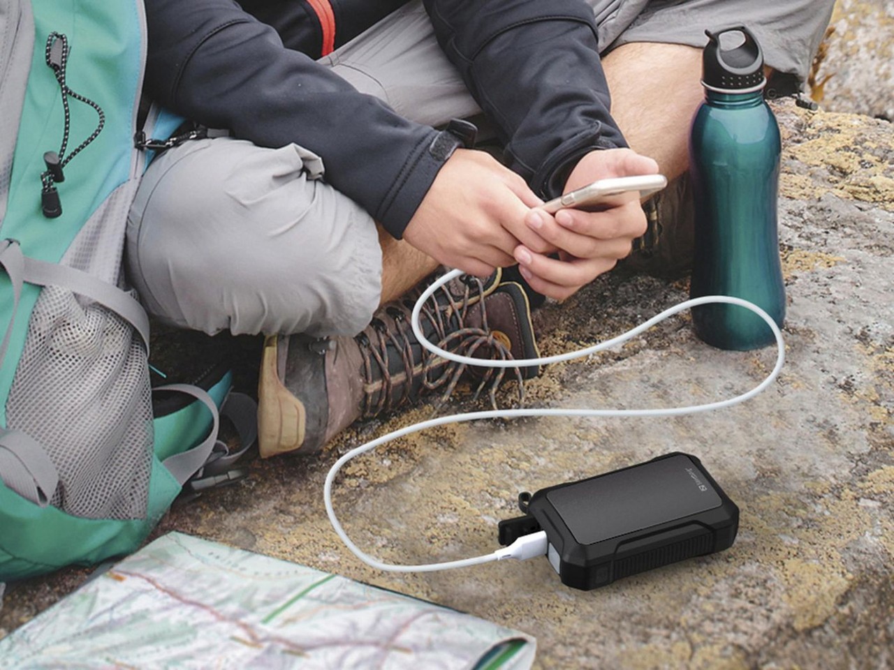 Sandberg - Powerbank 10000mAh med indbygget Håndvarmer