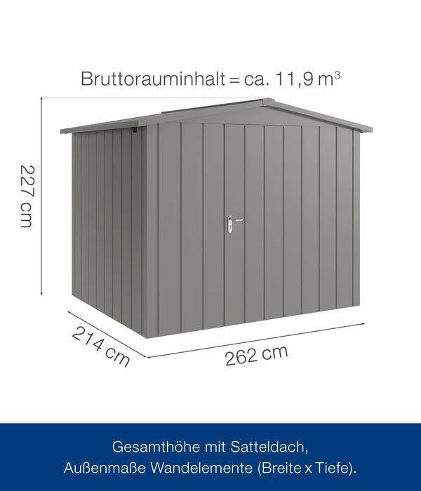 Hörmann Metallgerätehaus Juno JSD9 M-Sk