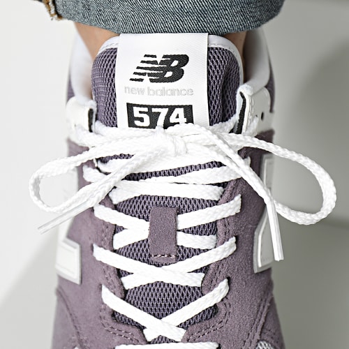 Baskets U574FPG Dark Grey Purple
