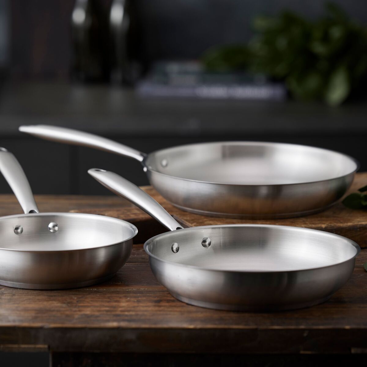 Roya stekepanne 28 cm, rustfritt stål