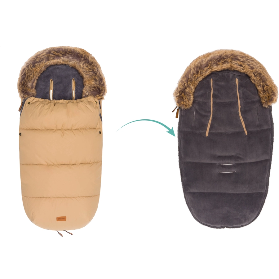 fillikid Winterfußsack Manaslu Polyester cappuccino
