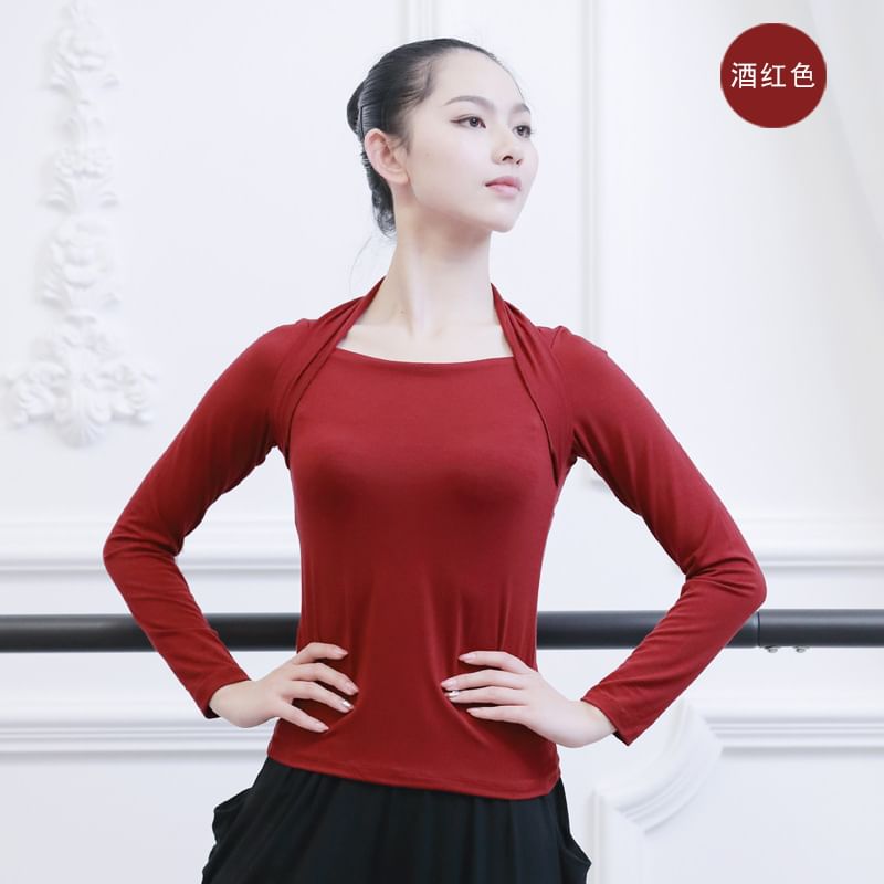 Cossita - Effen dans-T-shirt met lange mouwen