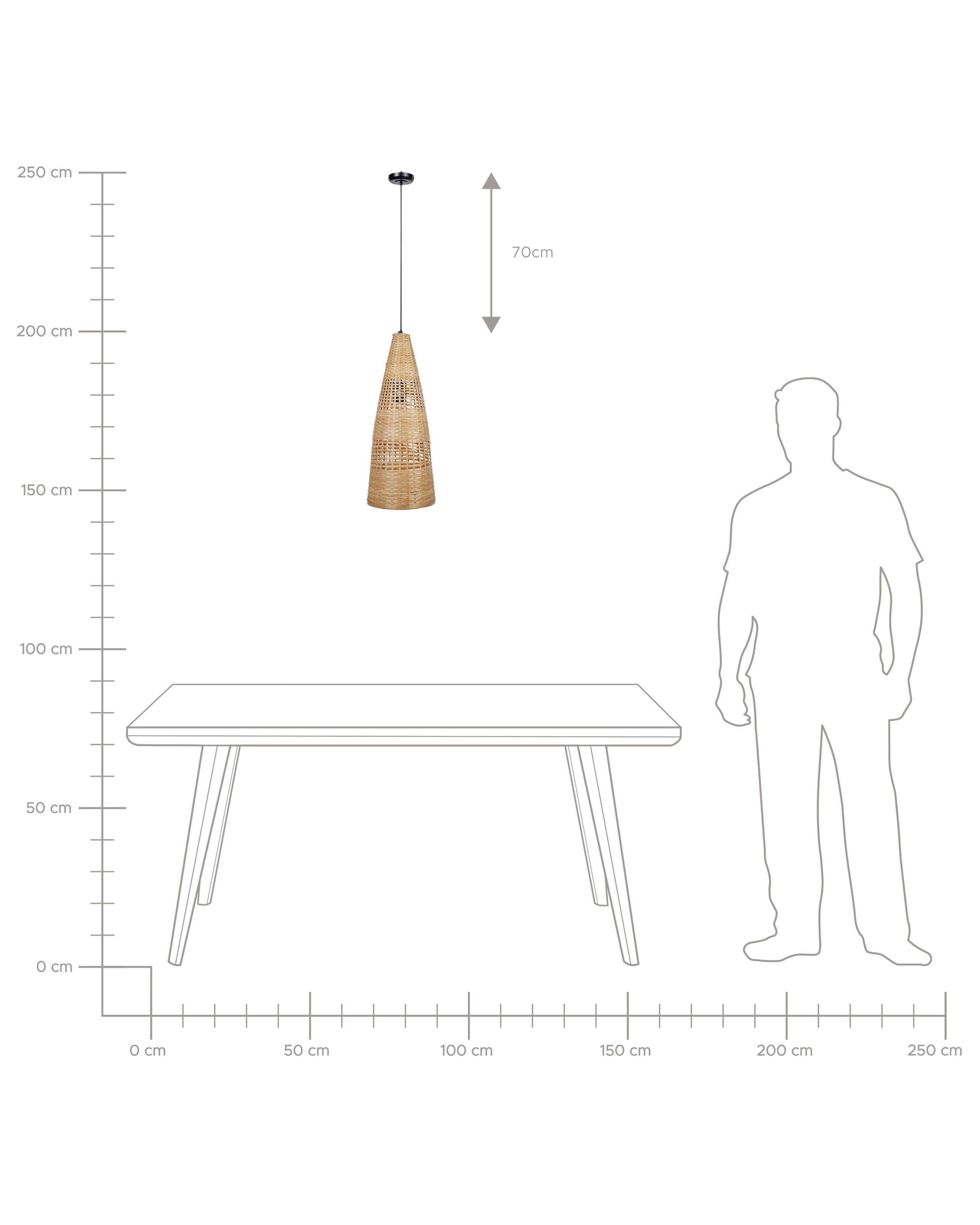 Hanglamp SUAM Bamboehout Natuurlijk