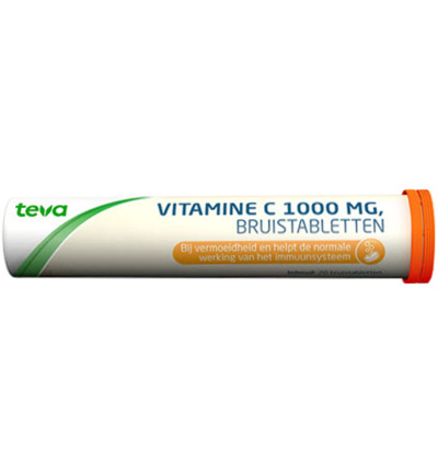Teva Vitamine C 1000mg (20 bruistabletten)