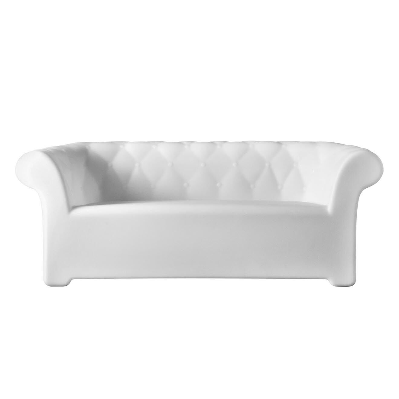 Serralunga Canapé Sirchester Design par Bazzicalupo & Mangiarotti blanc - 193x72x82 cm