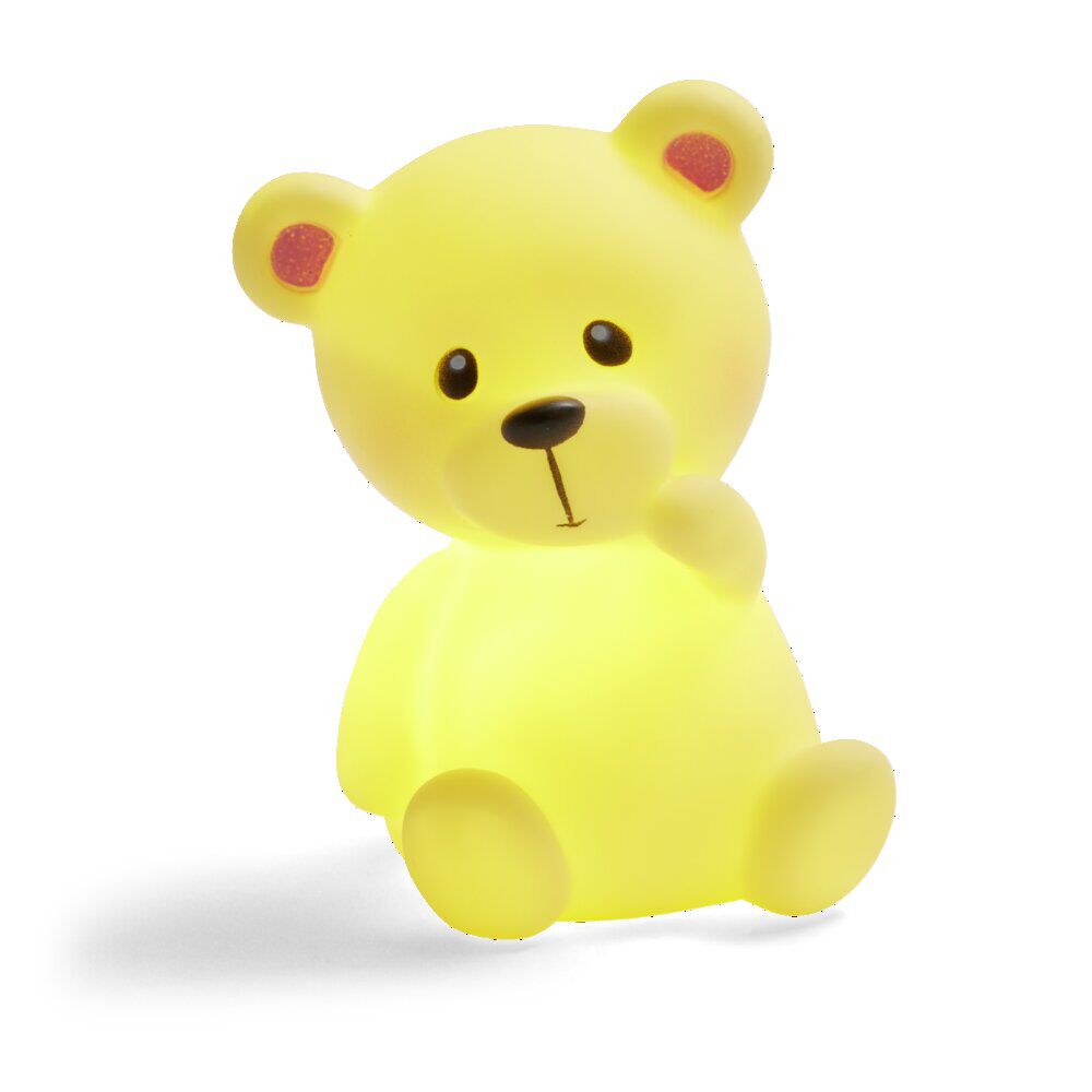 Veilleuse à LED ourson/lune/étoile H12,5cm-3 modèles