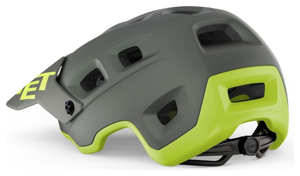 Casque MET Terranova Gris Lime Mat