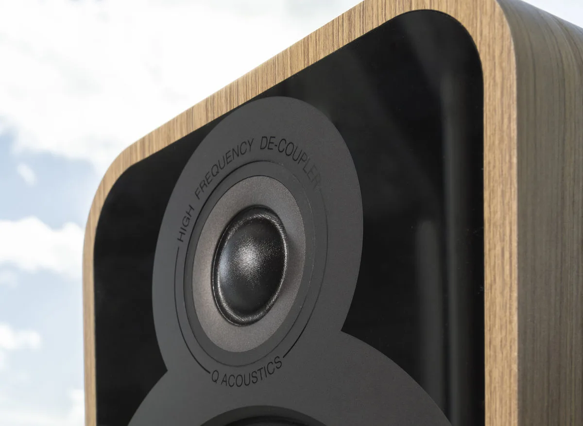 Q Acoustics 5020 Bois de rose (la paire) Enceintes bibliothèque