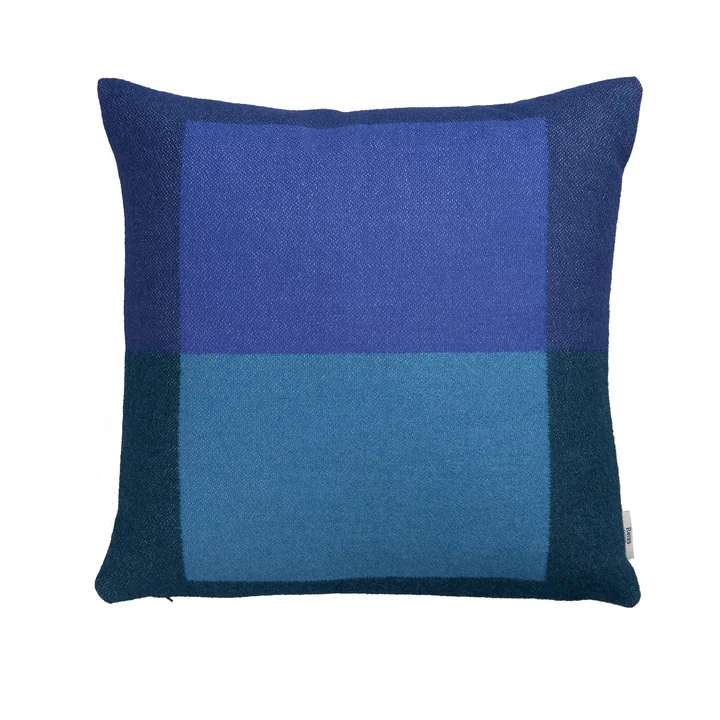 Røros Tweed - Syndin Kissen, 50 x 50 cm, blau \