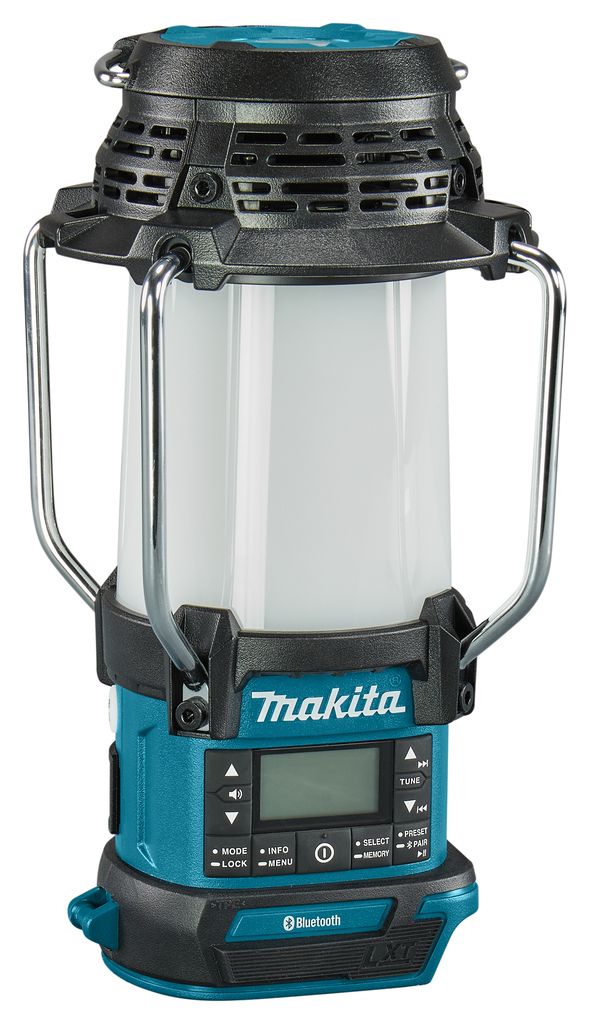 Makita DMR056 14.4V/18V Li-ion accu camping lamp met radio en bluetooth