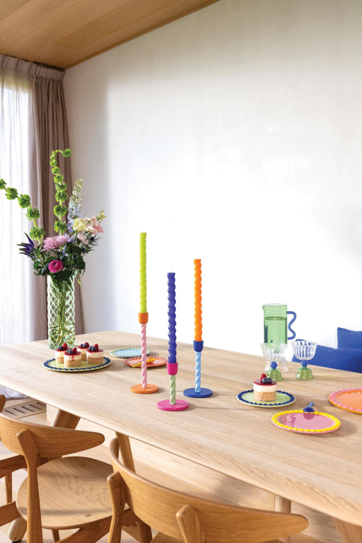 &klevering Tulip karaf 0,7L blauw