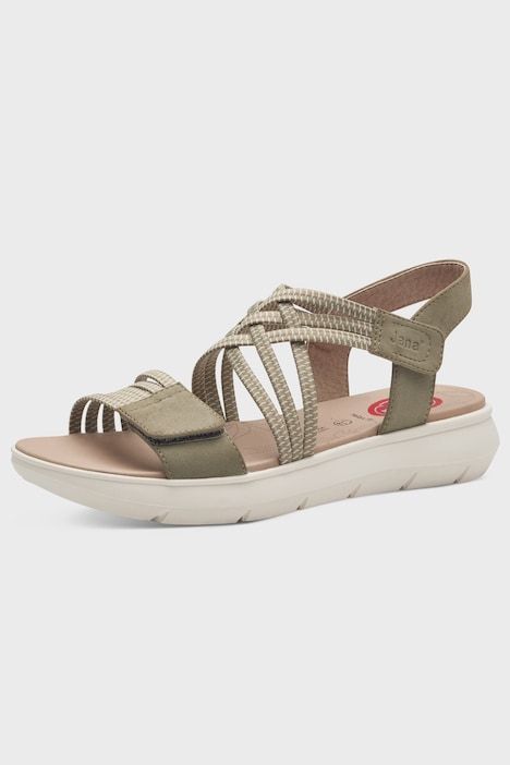 Sandaletten, Jana Shoes, Klettriegel, Weite H