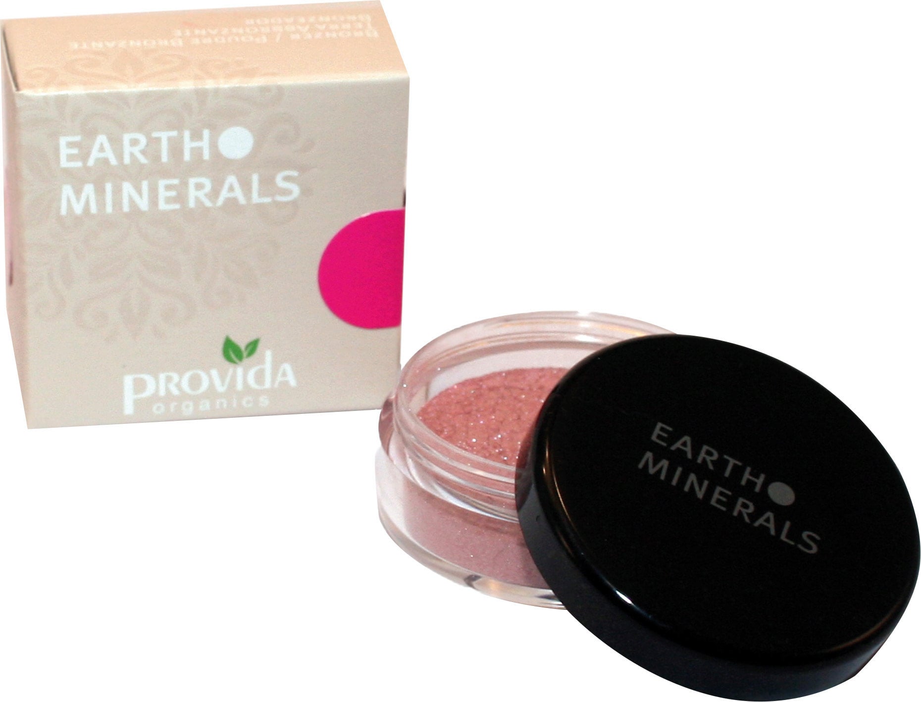 provida organics  Earth Minerals Luminous Shimmer Blush, Ruby Rose (4 g)