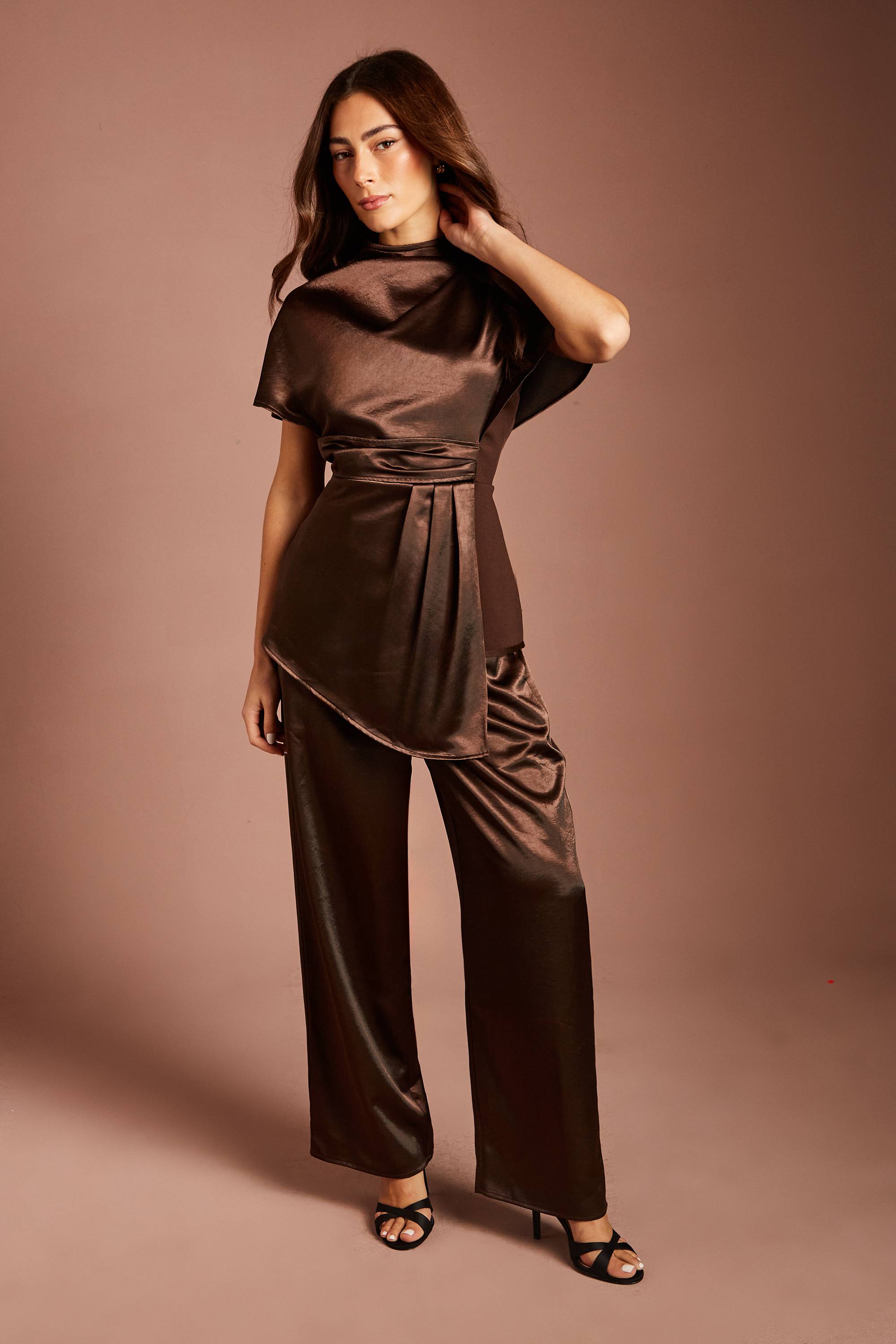 Coast Pantalon Large En Satin