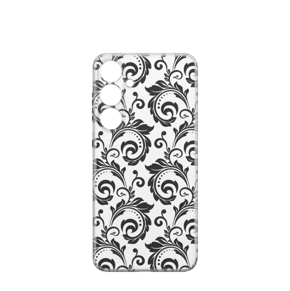 Samsung Galaxy S24 Plus Gummi Hülle Mystische Mandala 5 - Transparent