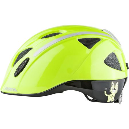 XIMO FLASH Kinderhelm mit Blinklicht  gelb  45-49cm
