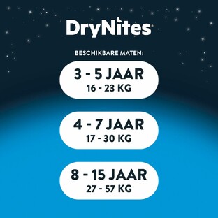 Huggies DryNites Boys Maat M (17-30kg) 10ST