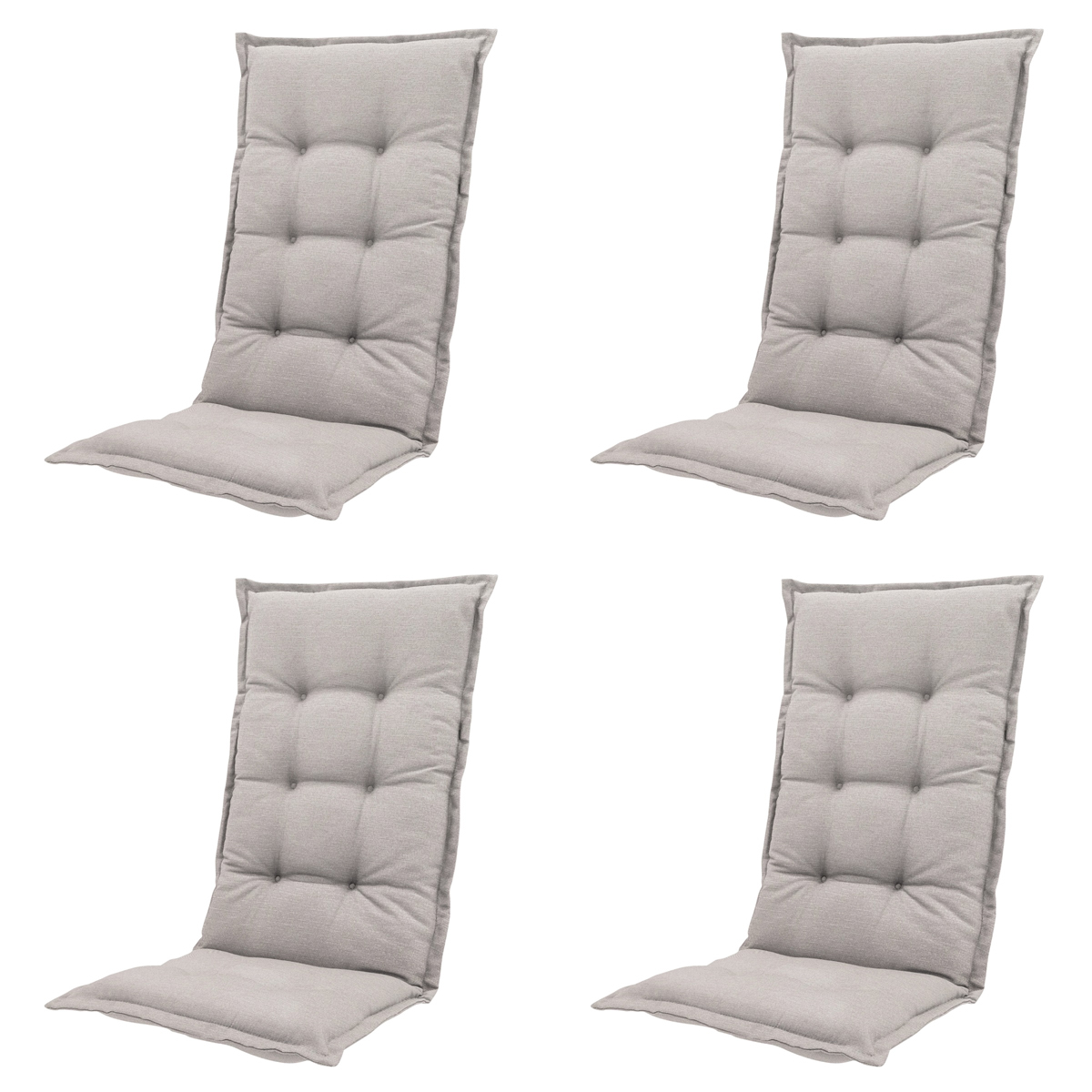 Madison Napels taupe Tuinstoelkussen - Set van 4