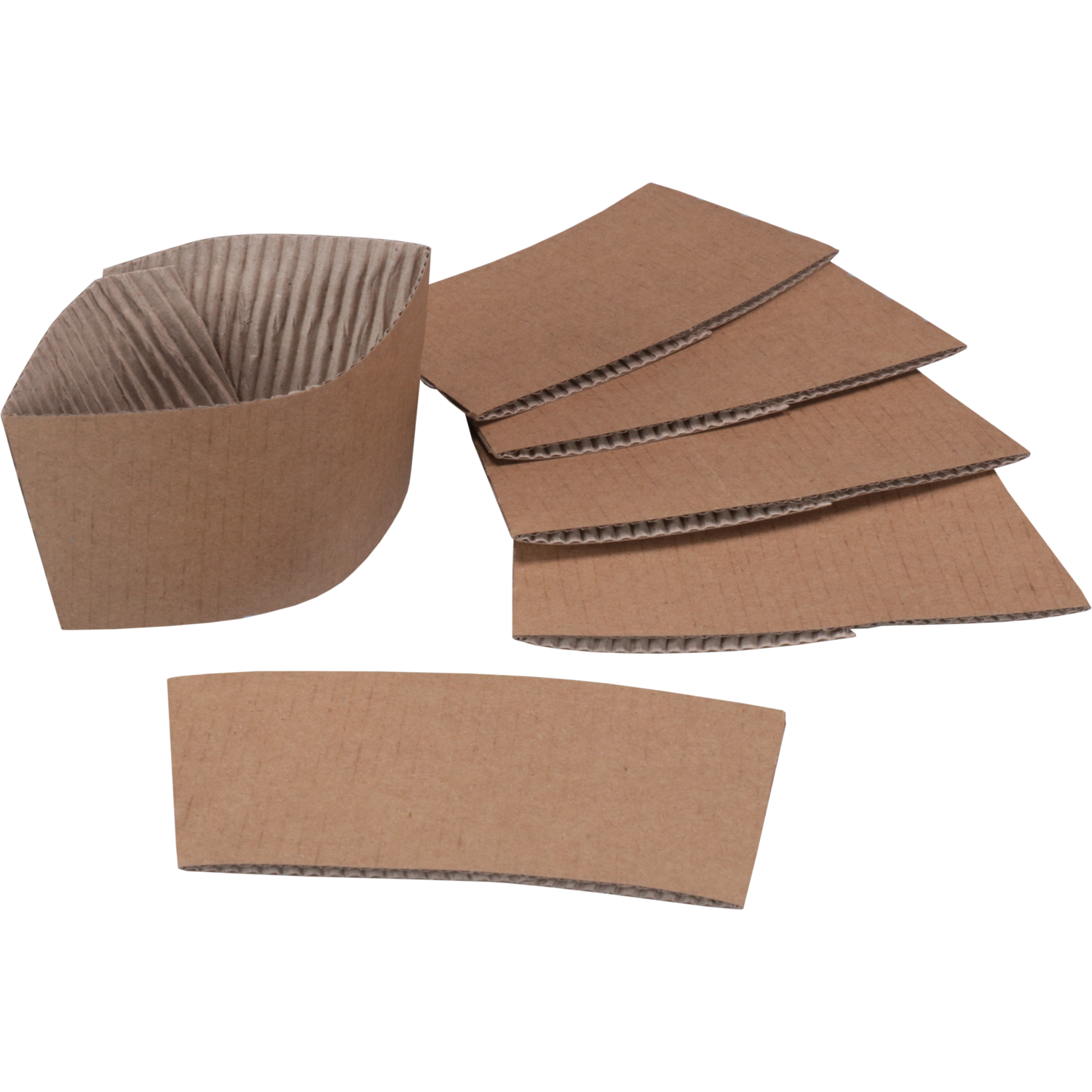 Sleeve, 8oz, karton, bruin