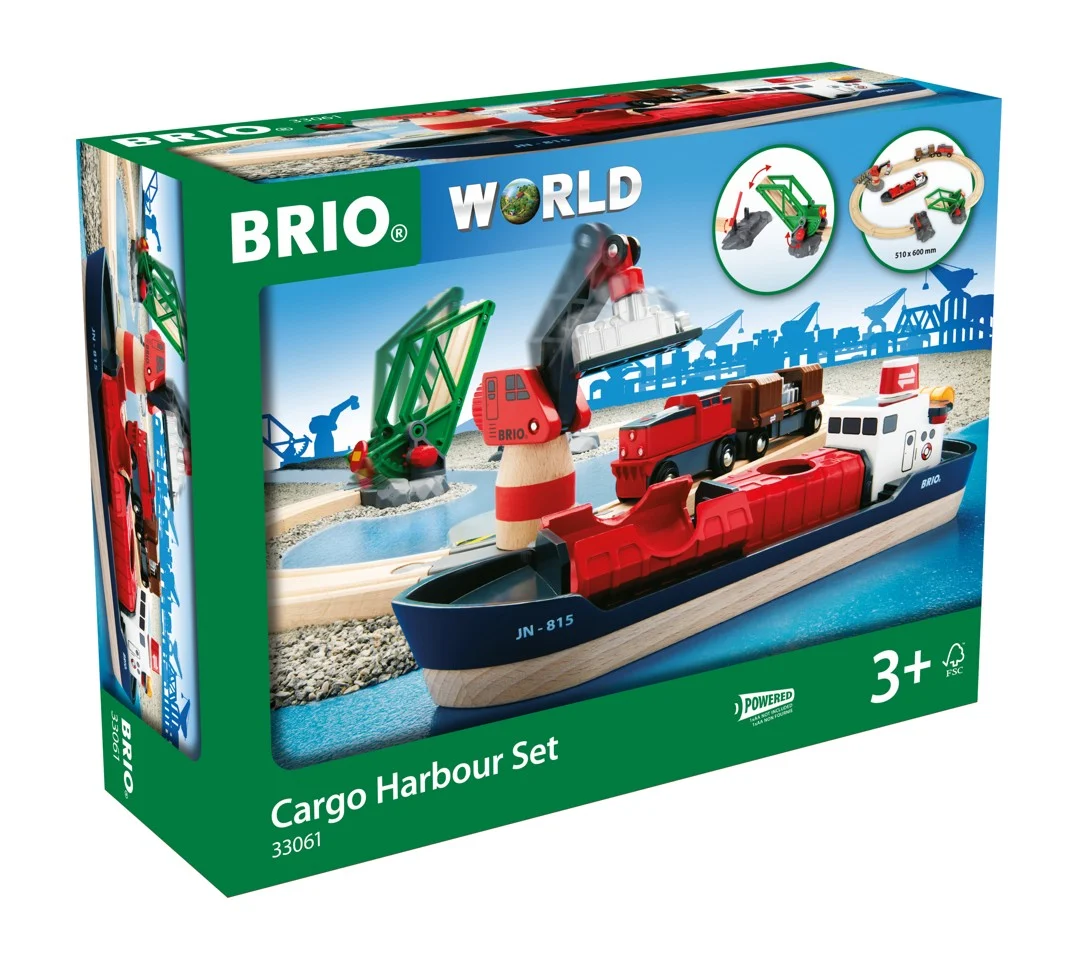 BRIO - Togbane, havnesæt (33061)