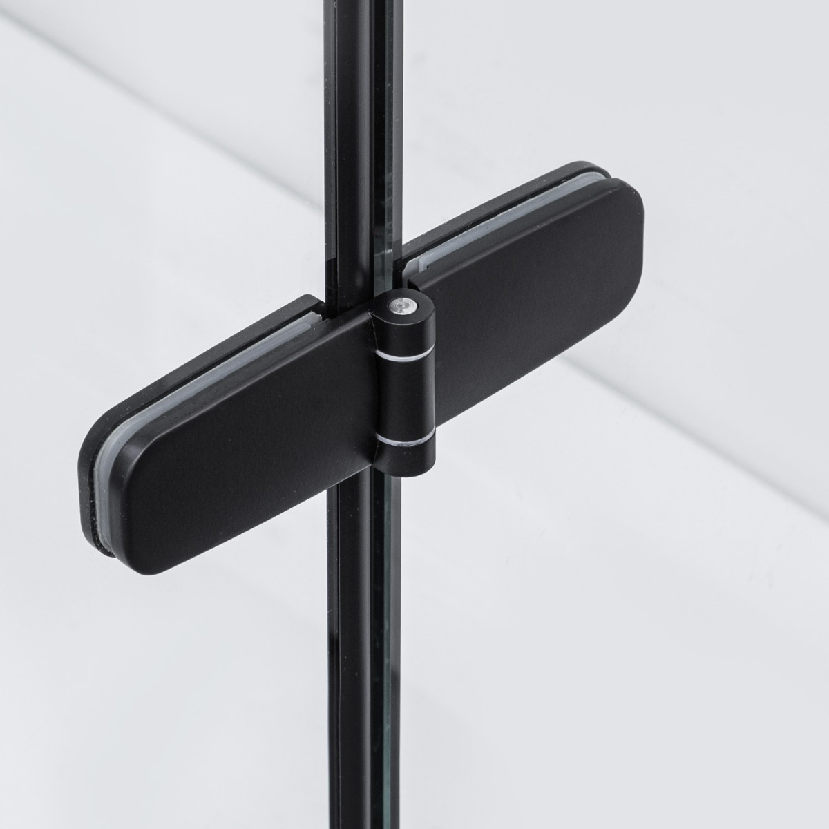 Kerra Long douchecabine zwart 80x80cm