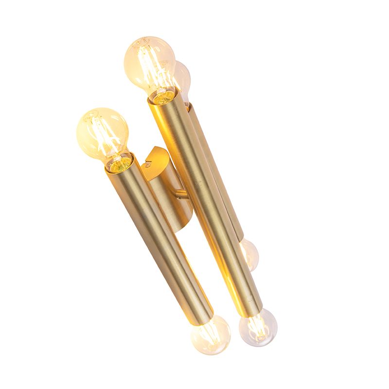 Hotel Chique wandlamp goud 6-lichts -Tubi