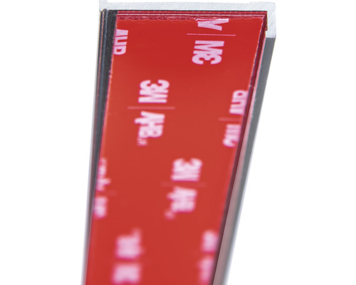Eindprofiel Schulte Decodesign 2550 mm vlak aluminium voor 3 mm douchewand