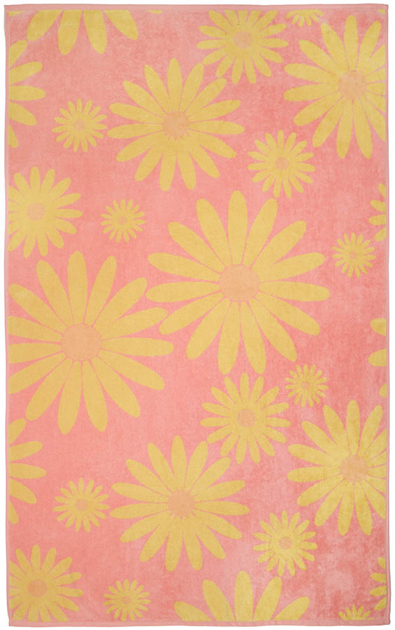 Lillesand strandhåndkle 90x150 rosa