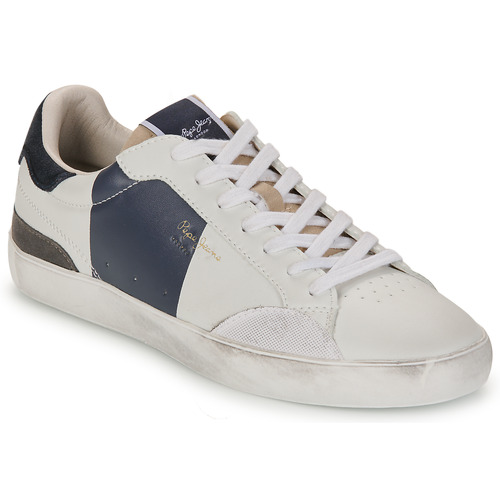 Pepe jeans - LANE SAILOR M - Blanc / Marine