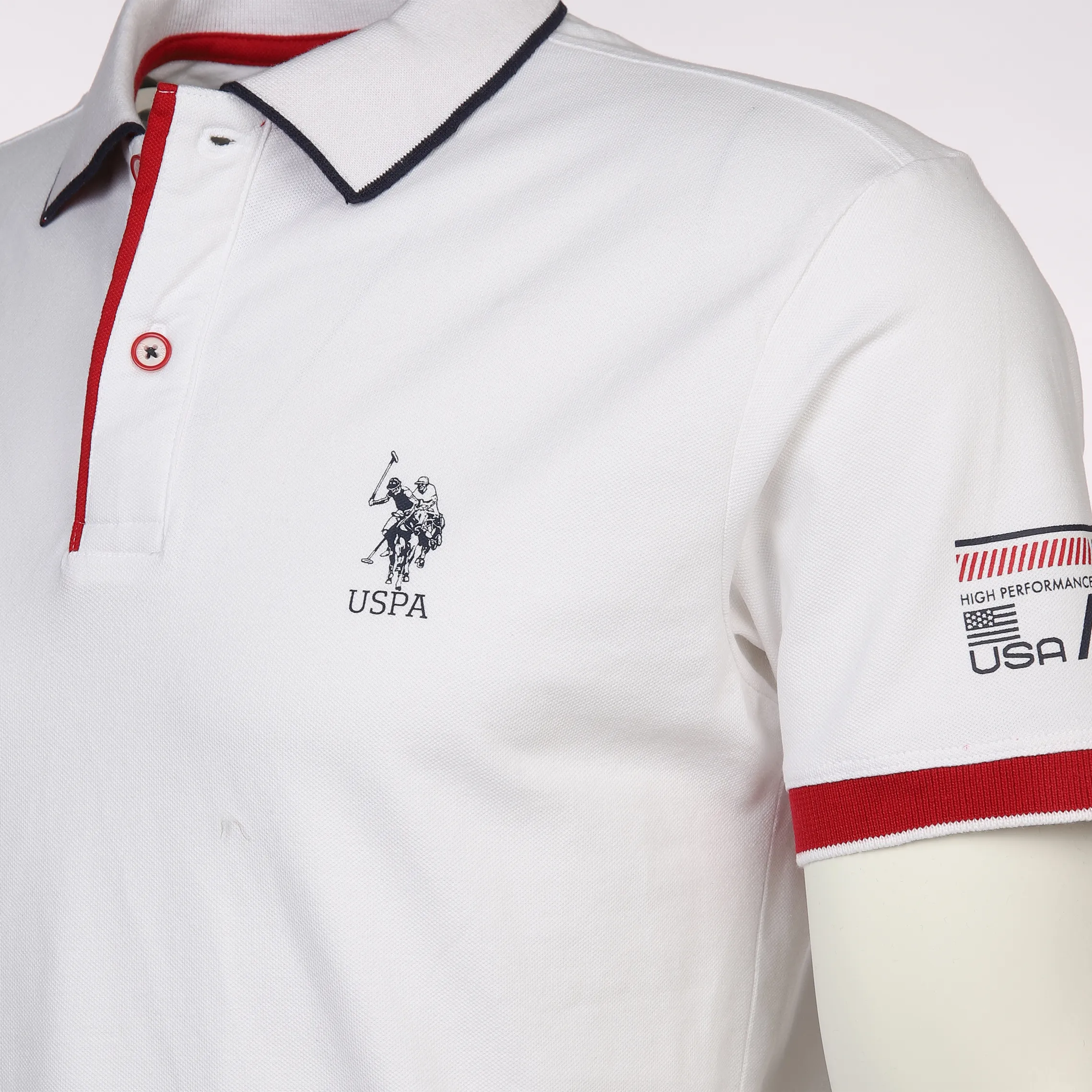 Herren Poloshirt mit Print