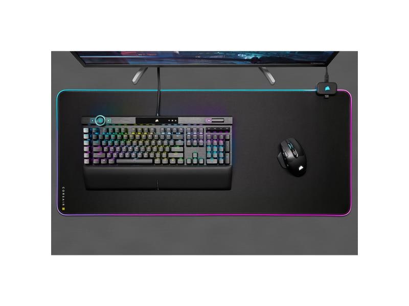 Corsair Gaming-Mausmatte MM700 RGB Extended XL iCUE Schwarz MM700 Extended XL Mausmatte mit RGB-Beleuchtung