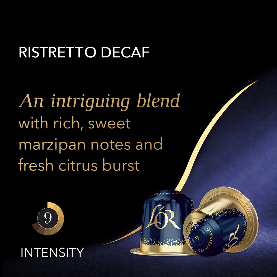 L'OR Capsules - Ristretto Decaffeinato - Kaffekapsler - 10 pcs