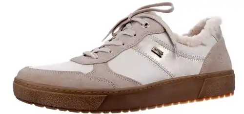 Remonte wit/beige combi D2T02-80 - maat 44 veterschoen wit/beige combi - maat 44 Calandschoen