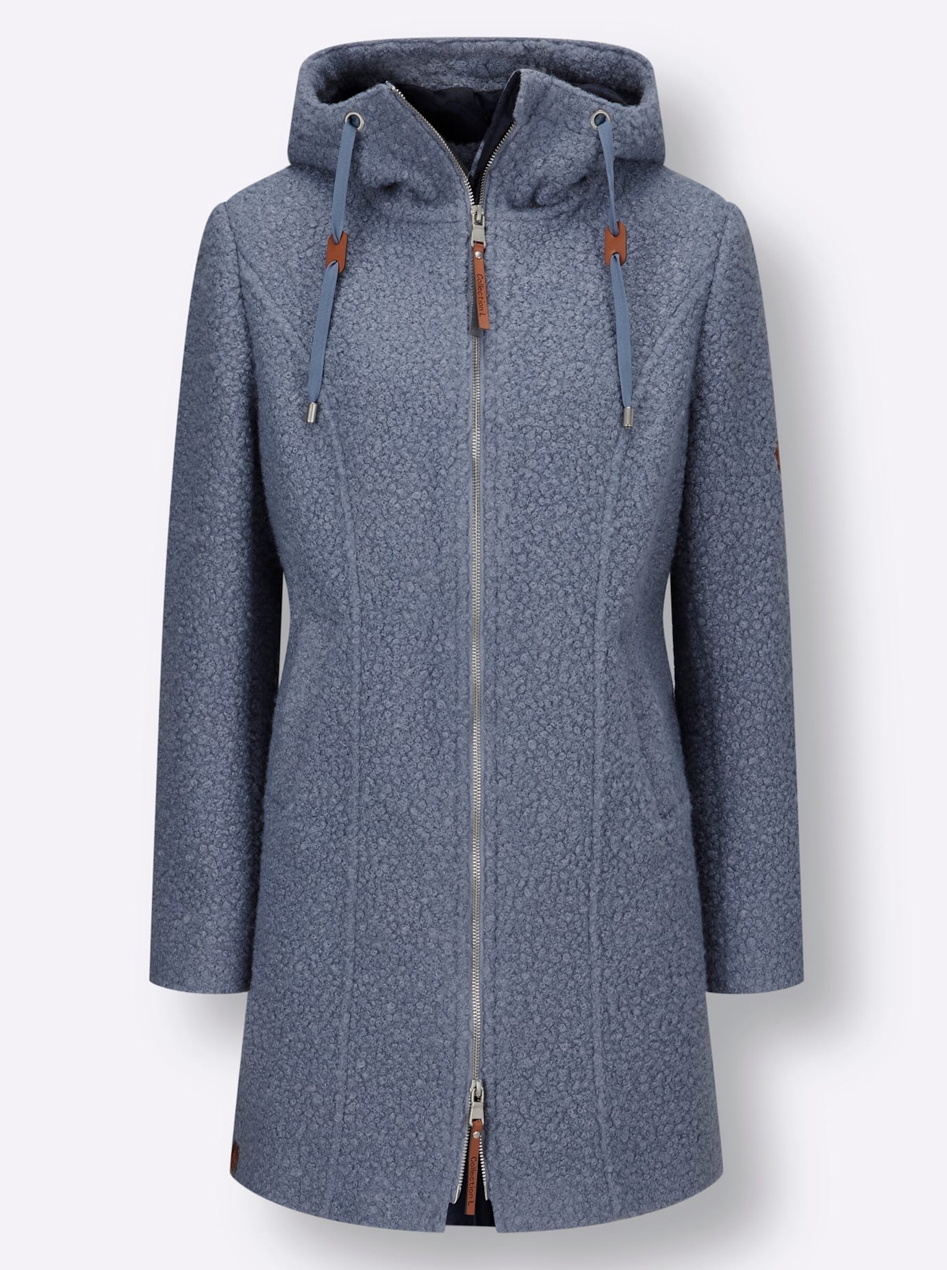 Casual Looks Langjacke mit Kapuze