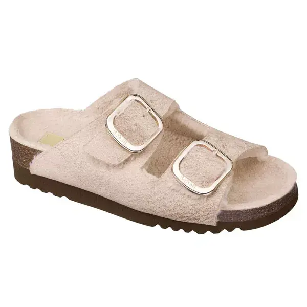 Mules Scholl Comfort Shoes Ilary Fluffy Pink, tamanho 37