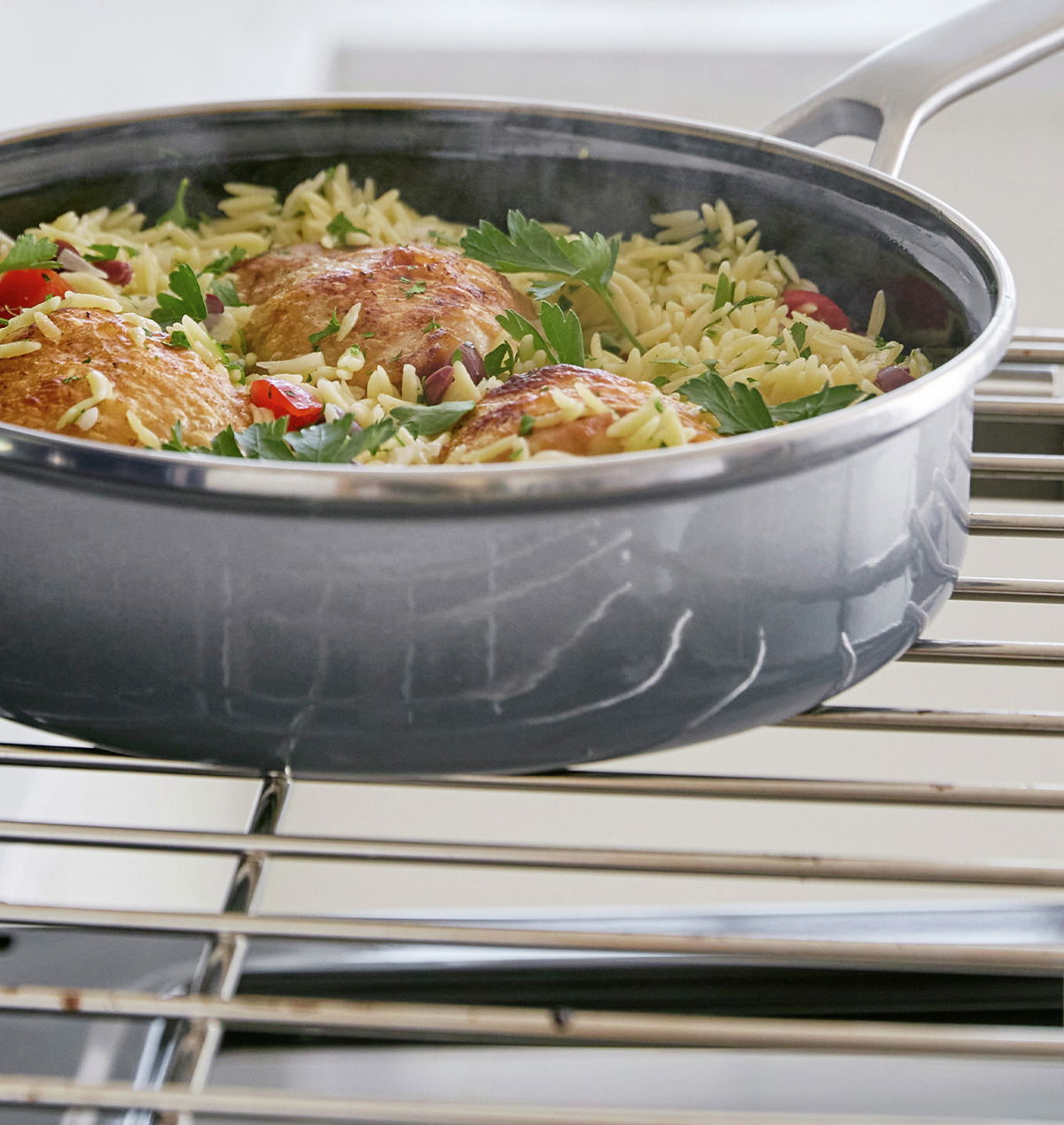 MERTEN & STORCK Servierpfanne galaxy grey COOKWARE
