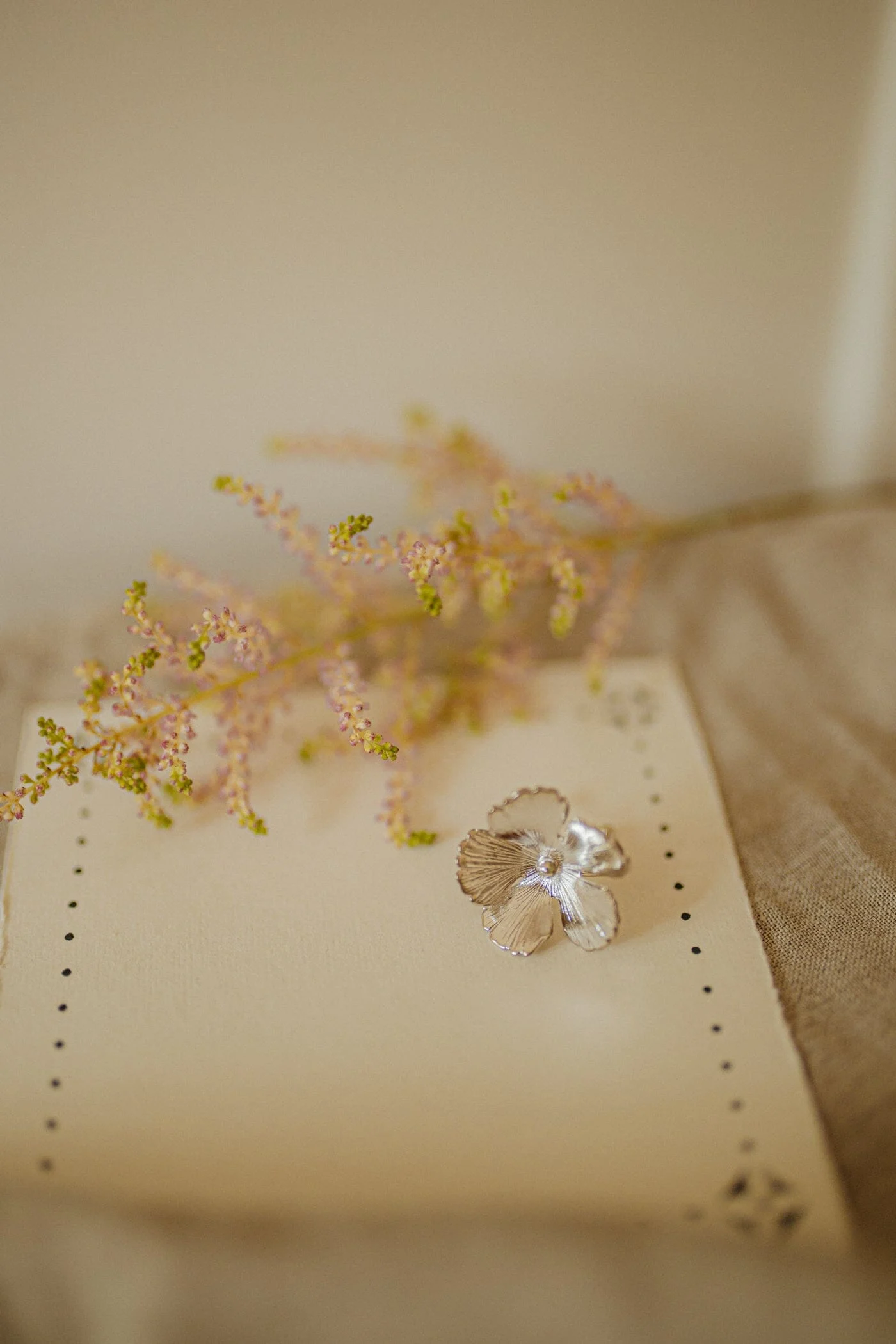 ORPHÉE - Maxi bague fleur plaqué argent | Argent