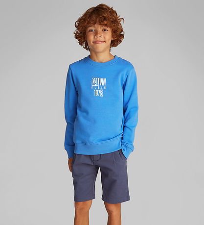 Calvin Klein Sweatshirt - Gutes Niveau - Faszinierend Blue