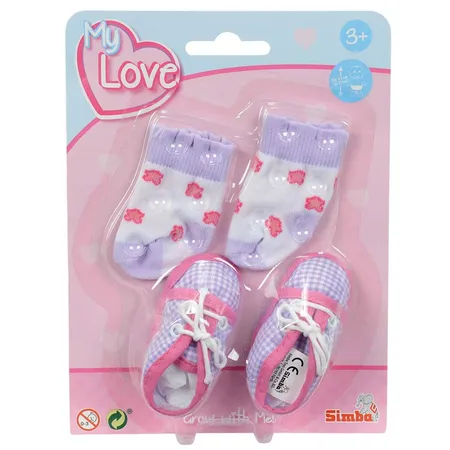 Simba New Born Baby Schuhe und Sock, sortiert
