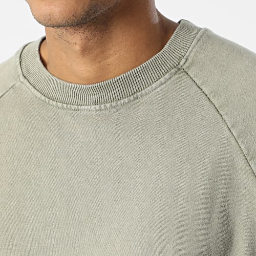 Sweat Crewneck D7418 Vert Kaki