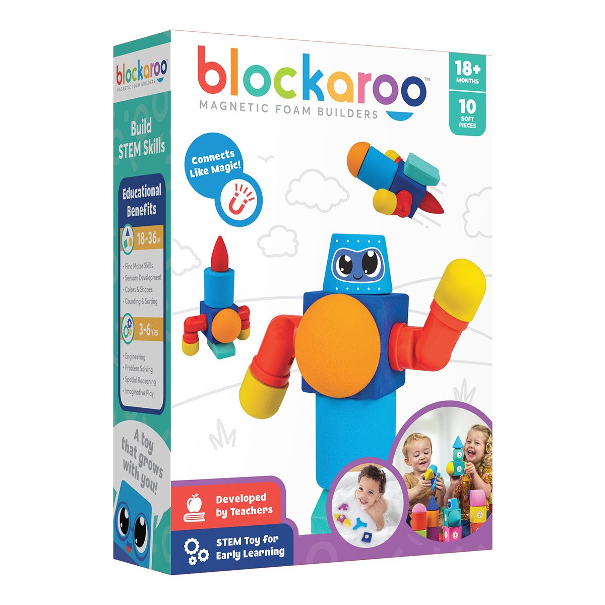 Robot Blockaroo 10 pièces