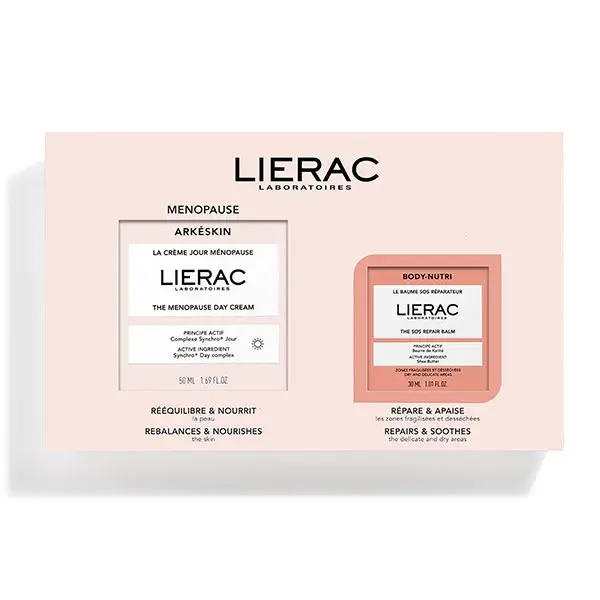 Lierac ARKESKIN Coffret Ménopause - Crème Jour 50ml + Baume SOS 30ml